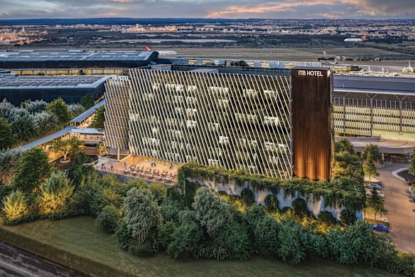 The proposed hotel would be the first to service Brisbane Airport’s international terminal. (Image indicative only)