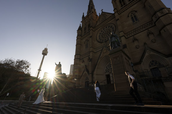 Some parishioners are opposed to plans for a building next to St Mary’s Cathedral.  