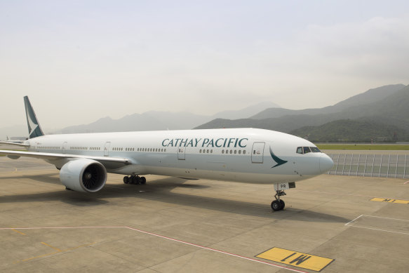 Cathay Pacific flies between Hong Kong and Perth six times a week.