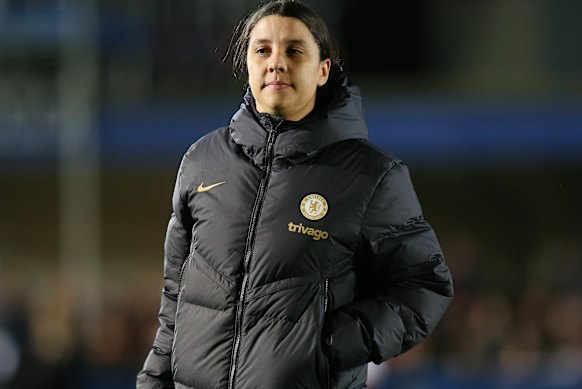 Sam Kerr in London two weeks ago.