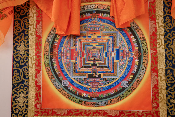 A Kalachakra Mandala.