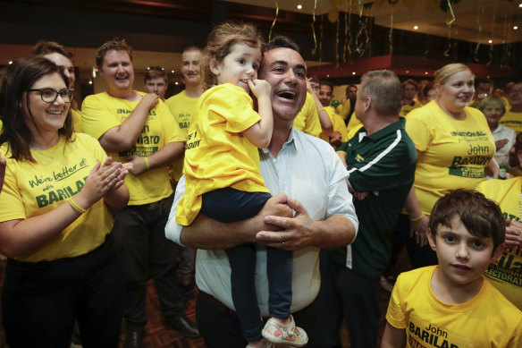 NSW Nationals leader John Barilaro retained his seat of Monaro but said his party's statewide result was a concern.