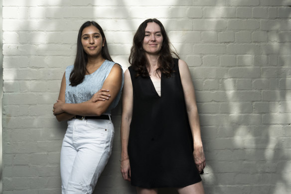 Lucy Wark (right), pictured with Grapevine co-founder Misha Garg, says Kiki’s practices need a rethink.