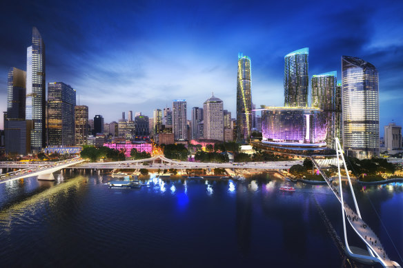 The planned Queen’s Wharf development.