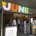 June’s open and sunny shopfront.