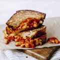 Baked bean toastie.