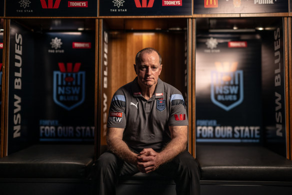 New NSW Blues coach Michael Maguire will have a busy Saturday night.