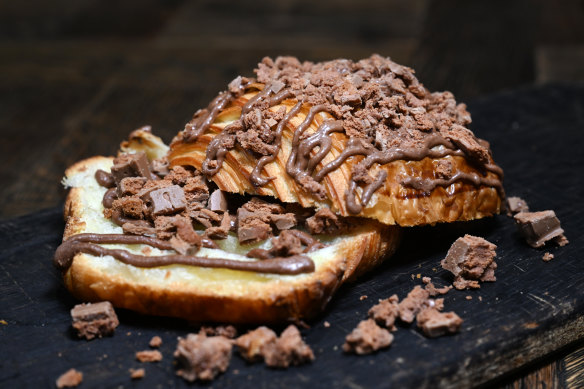Tim Tam croissant.