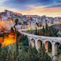 The Ponte Acquedotto in Gravina, Puglia.
