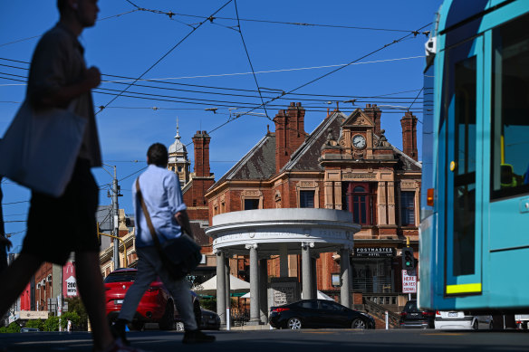 A street scene in Kew this week.