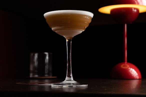 The Five-Spice Girls cocktail made with five-spiced rum, umeshu (plum liqueur), pineapple and lime.