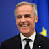 Canada’s Prime Minister Mark Carney smiles during a press conference at the European Parliament in Strasbourg, eastern France.