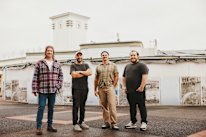 From left: Artemus co-founder Adam Flaskas, Artemus culinary consultant Corey Costelloe, Felons brand director Dean Romeo and head chef at Felons Seafood Luke Bourke.