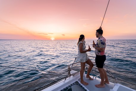 Sailing Darwin Harbour.