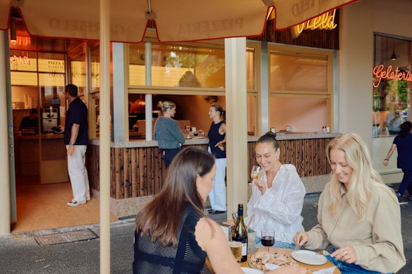 Garfield Pizzeria, next door to Pidapipo gelateria, was the first of the new King & Godfree venues to open.