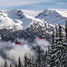 The mountains and the lift that connects them – the Peak to Peak gondola.