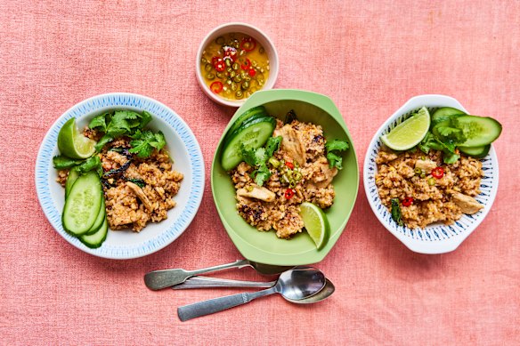 In Thailand, fried rice is eaten for breakfast, lunch and dinner.