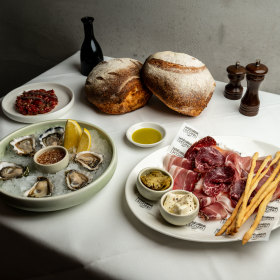 Assorted share plates.