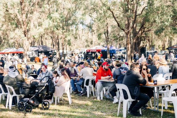 The family friendly Smoke in Broke BBQ Festival includes campfires, cook-offs and live music.