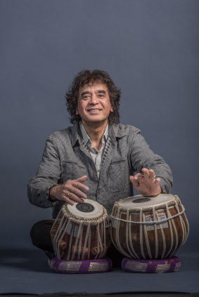 Zakir Hussain has collaborated with musicians across genres. 
