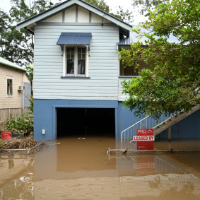 Flooding in Lismore in March, 2022.