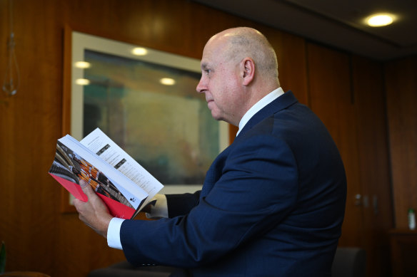 Victorian Treasurer Tim Pallas has been keeping his head down.