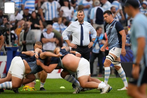 Michael Cheika led Argentina to the 2023 World Cup semi-final.