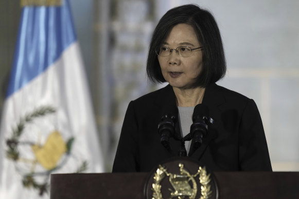 Taiwan’s President Tsai Ing-wen.