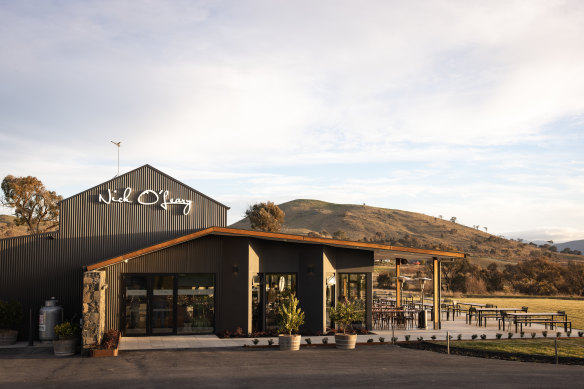 Heywood is located in the Nick O’Leary winery.