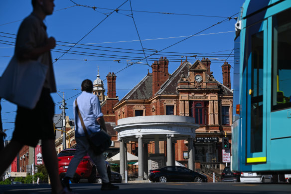 A street scene in Kew, a suburb with plenty of schools but a decreasing number of children. 