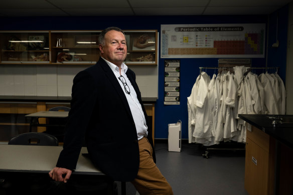 Dean Roebuck, head of science at Holsworthy High School in Sydney, consulted on the changes to the science syllabus.