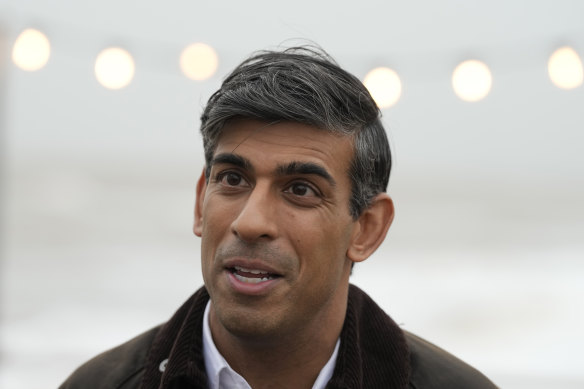 UK Prime Minister Rishi Sunak.