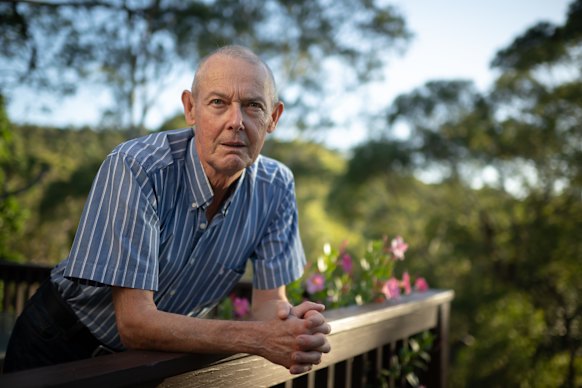 Retiree Gordon Jagger had repositioned his super to have less exposure to US equities some months ago.