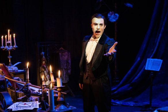 Josh Piterman as Phantom Of The Opera, in a new production by Cameron Mackintosh.