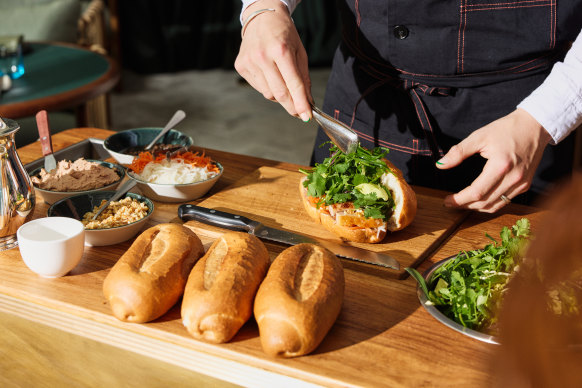 Newly launched Delta Rue’s mobile banh mi trolley.