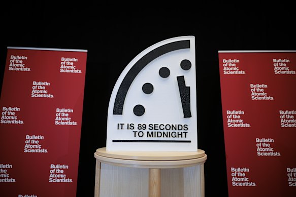 In January, the Bulletin of the Atomic Scientists set the Doomsday Clock at 89 seconds to midnight – the closest it has been to global catastrophe.