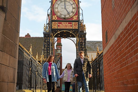 Layers of history – Chester’s Eastgate.