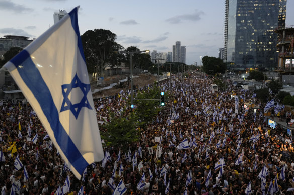 Protesters in Tel Aviv call for a deal for the immediate release of hostages held in the Gaza Strip by Hamas.