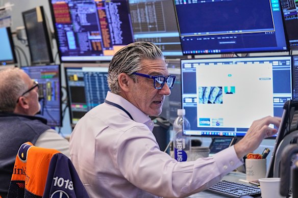 Wall Street retreated from its record highs. 