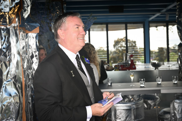 Eddie McGuire was recruited by Ten to boost their Cup carnival coverage.