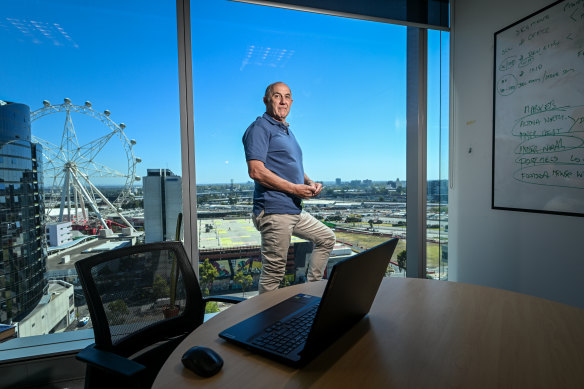 Docklands business owner Glyn Bosisto is relocating his office to South Melbourne after West Gate Tunnel Project road works caused major traffic disruptions in the suburb.