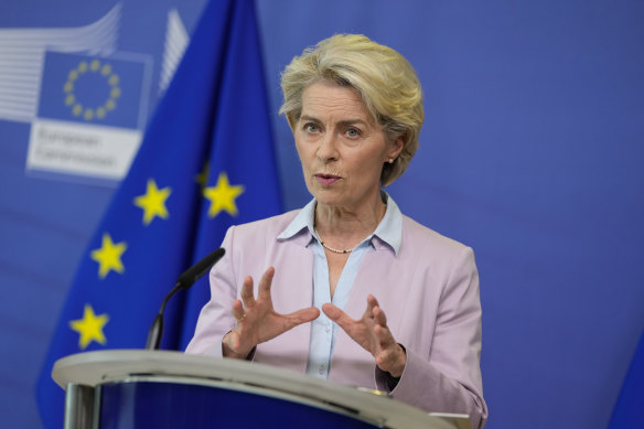 European Commission President Ursula von der Leyen.