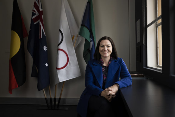 Australian chef de mission Anna Meares.