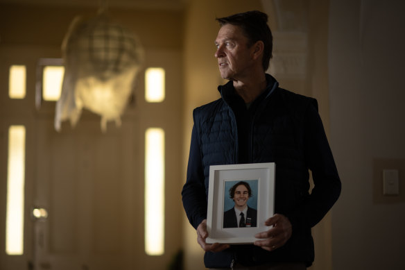 Brad van Dijk’s son, Tom, died after a sudden cardiac arrest in 2021.