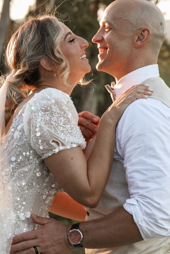 “Because Michael and I have different traumas ... I wanted to have open and honest conversations, and that’s what we’ve always had,” says Jessy Marshall about the decision she and husband Michael made for him to take her surname. 