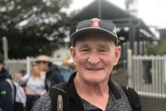 Robert at the Kiama railway station.