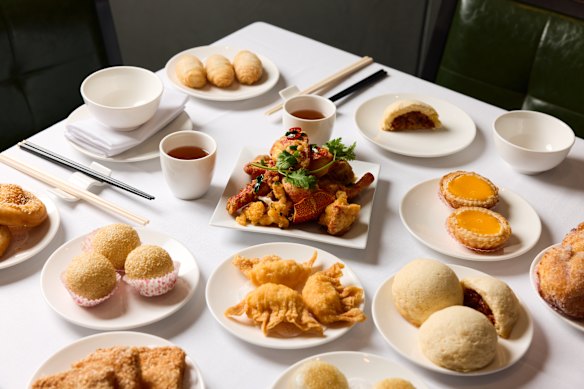 Assorted dishes at Royal Palace Seafood in Haymarket.