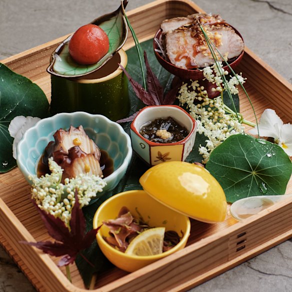 A taste of Matsu’s kaiseki menu.