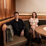 Josh and Julie Niland in Saint Peter’s new dining room.