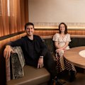 Josh and Julie Niland in Saint Peter’s new dining room.